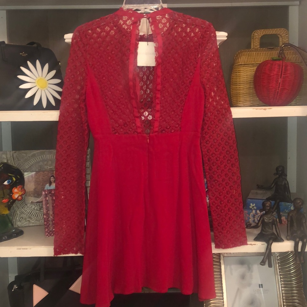 foxiedox Red Lace Dress - Picture 6 of 7
